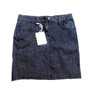 Earl jeans polka dot denim skirt